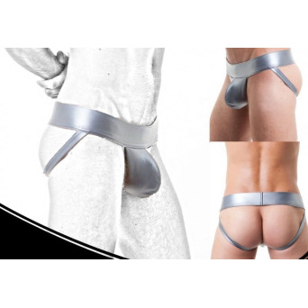 Tanga Sexy de color Plata para Adulto