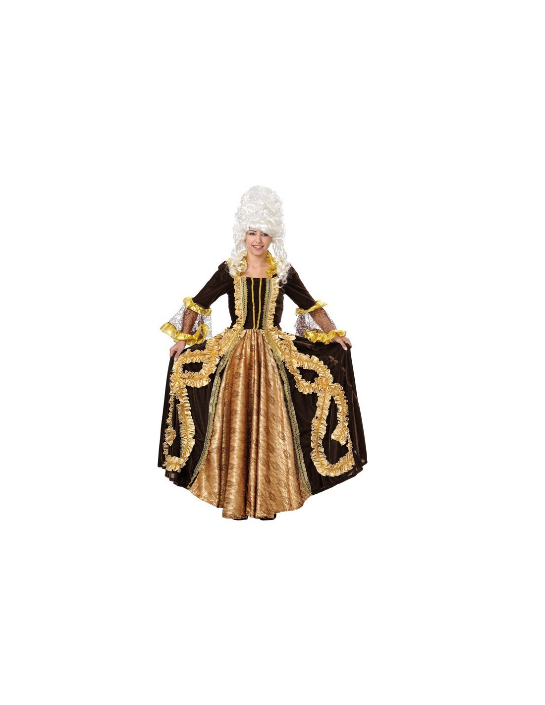Disfraz de princesa india para adulto (talla L), Marrón