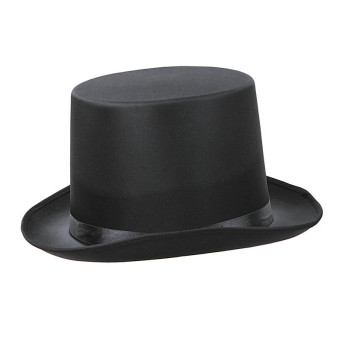 Chistera Alta de color Negro para Adulto