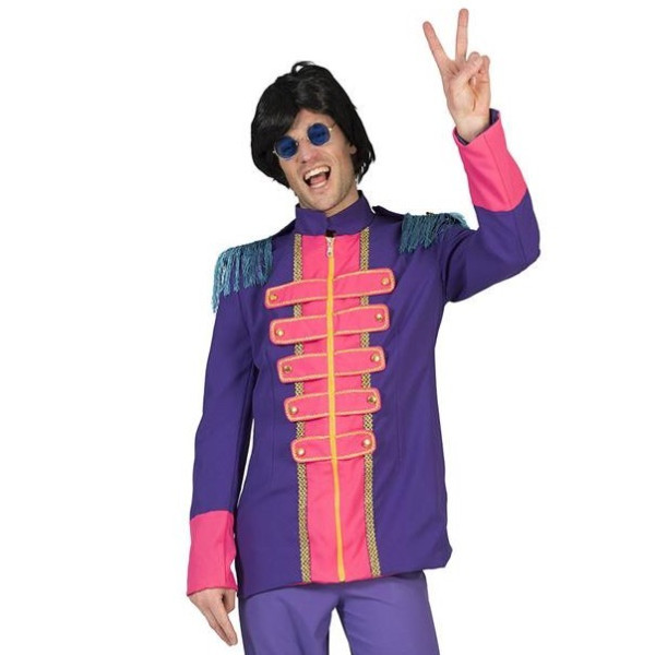 Chaqueta de Beatles de color Purpura para Adulto