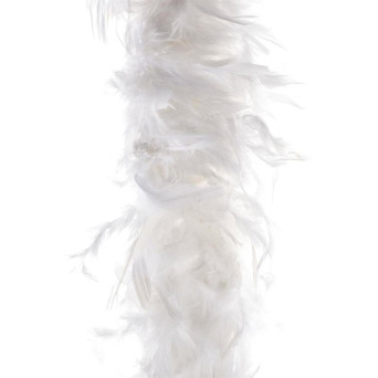 Boa de Plumas de color Blanco de 200 Centímetros y 90 Gramos