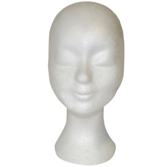 Cabeza de color Blanco de Poliestireno