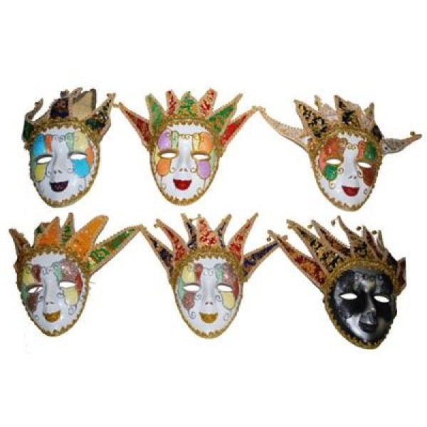 Máscara de Veneciano Varios Colores para Adulto