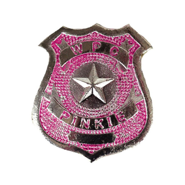 Placa de Policía de color Rosa