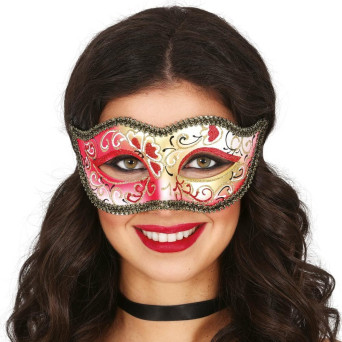 Antifaz de Veneciano Pintado para Adulto