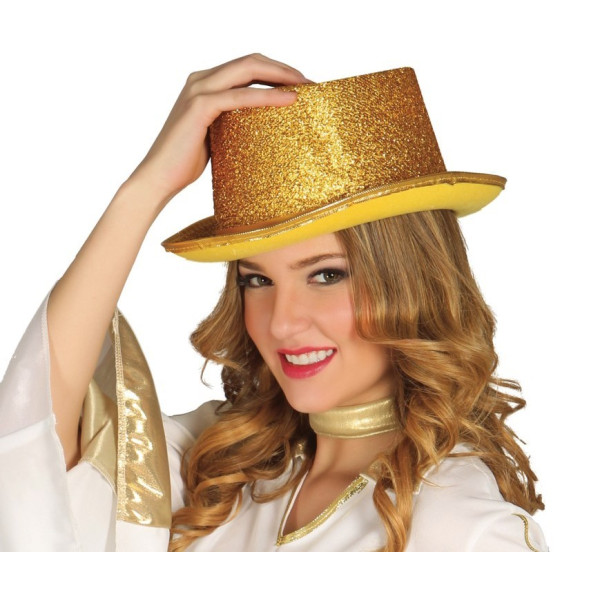 Sombrero Chistera Oro