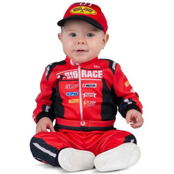 Disfraz de Piloto de Carreras para Bebé