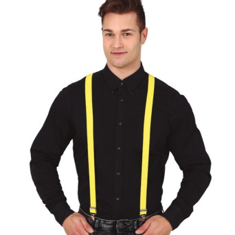 Tirantes de color Amarillo para Adulto