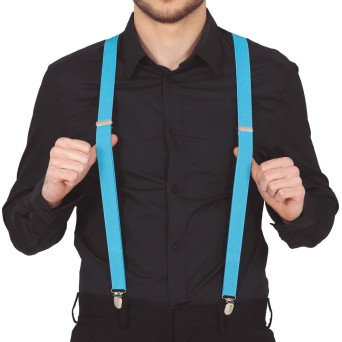 Tirantes de color Azul para Adulto