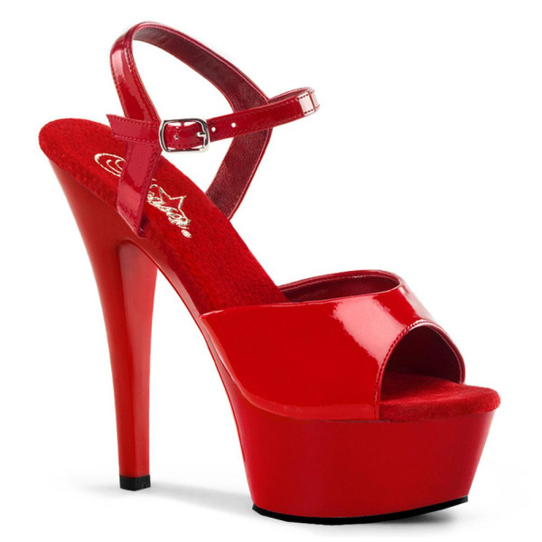 Zapato Kiss-209 de color Rojo para Adulto