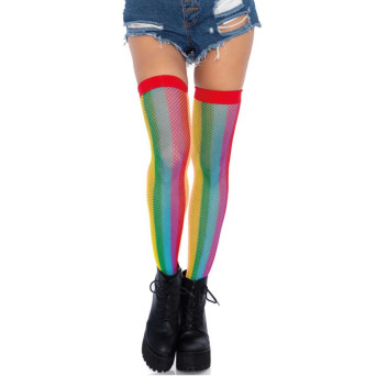 Medias de Rejilla Rainbow para Adulto