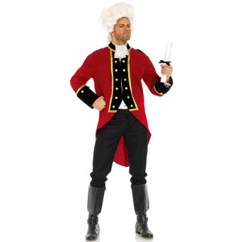 Chaqueta de Militar de color Rojo para Adulto