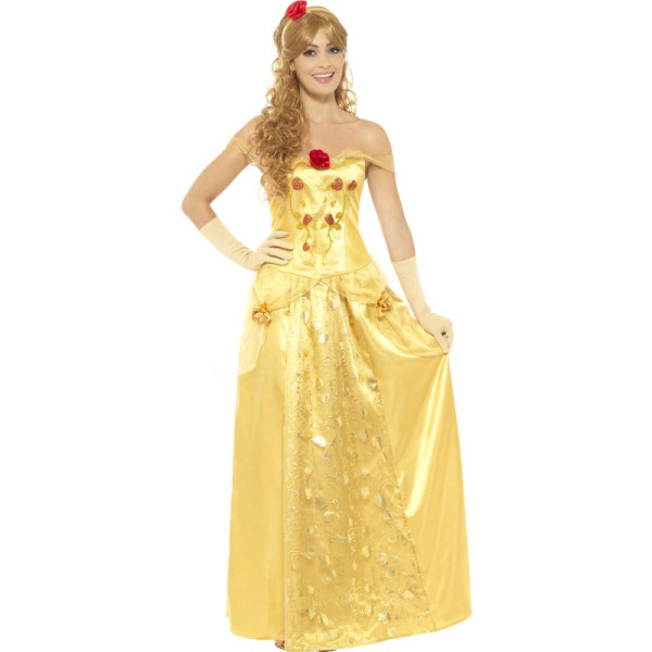 Disfraz de Princesa de color Oro para Adulto
