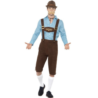 Disfraz de Bávaro de Oktoberfest para Adulto