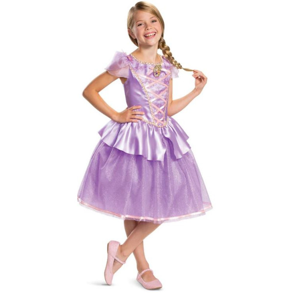 Disfraz de Rapunzel Deluxe Infantil