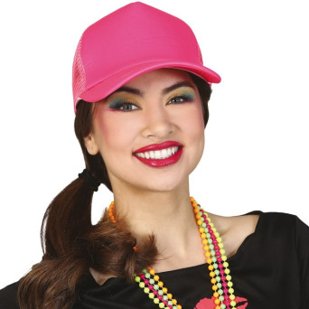 Gorra de color Rosa Neón para Adulto