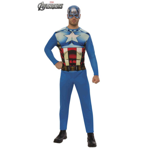 Disfraz de Capitán América para Adulto