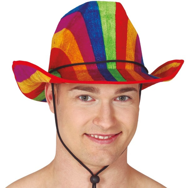 Sombrero de Vaquero Rainbow para Adulto