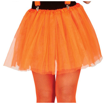 Tutú de color Naranja de 40 Centímetros para Adulto