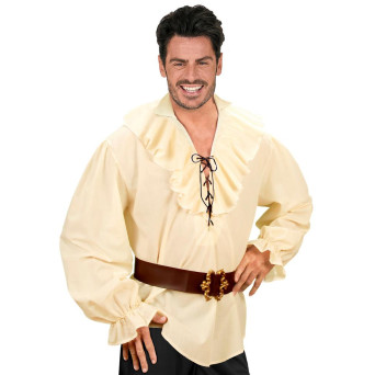 Camisa de Pirata de color Beige para Adulto