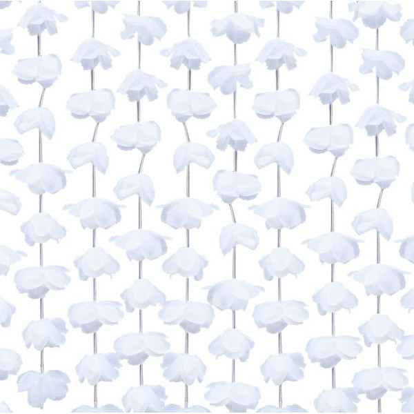 Cortina de Flores de 2 x 1,80 Metros de color Blanco