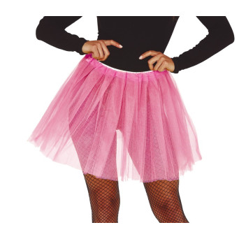 Tutú de color Rosa de 40 Centímetros para Adulto