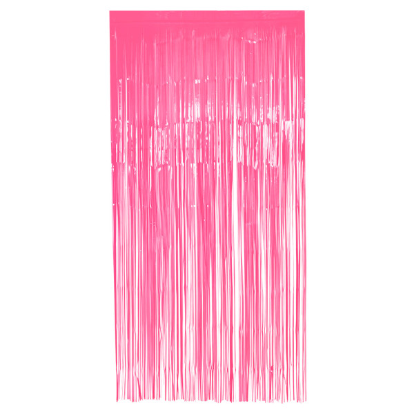 Cortina de color Rosa Neón de 200 x 100 Centímetros