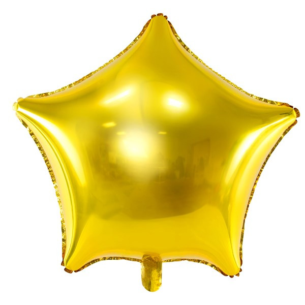 Globo Foil de Estrella de 70 Centímetros de color Oro