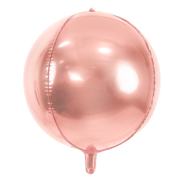 Globo Orbz de 40 Centímetros de color Rosa Oro