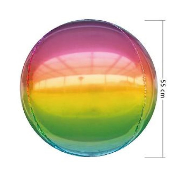Globo Orbz de 55 Centímetros Multicolor