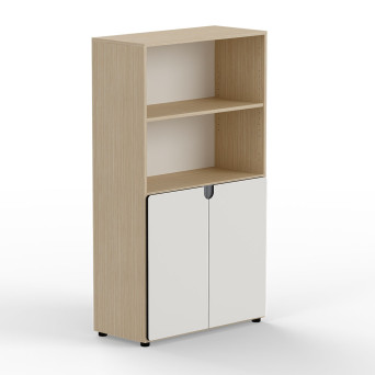 Armario de 159 x 90 x 42 Centímetros con 3 Estantes