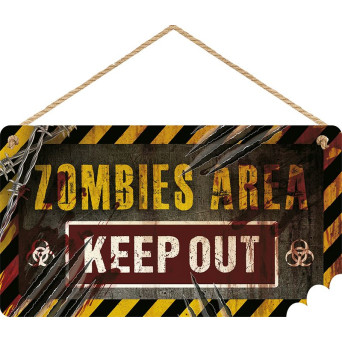 Cartel de Keep Out de 35 x 20 Centímetros