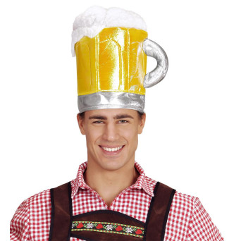 Gorro de Jarra de Cerveza de Oktoberfest para Adulto