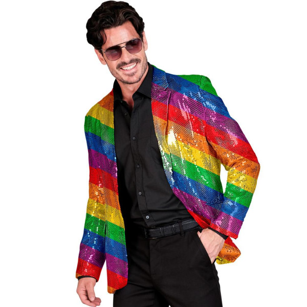 Chaqueta de Rainbow con Lentejuelas para Adulto