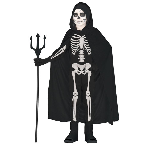 Capa de Terciopelo de color Negro de 100 Centímetros con Capucha