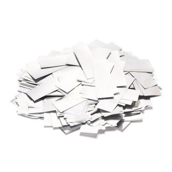 Cañón de 40 Centímetros con Confeti de color Blanco 