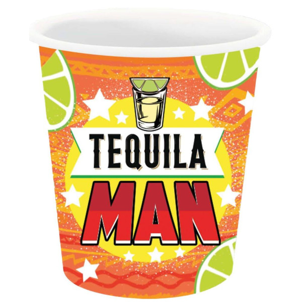 Vaso Chupito de Tequila Man 3 Unidades de 5 x 6 Centímetros