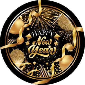 Bol de Happy New Year de 32 Centímetros