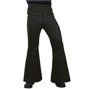 Pantalón de Disco de color Negro para Adulto