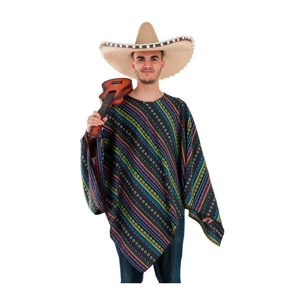 Poncho de Mexicano para Adulto