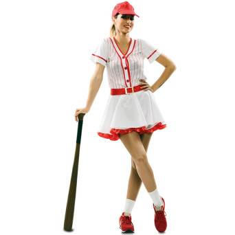Disfraz de Jugadora de Béisbol para Adulto