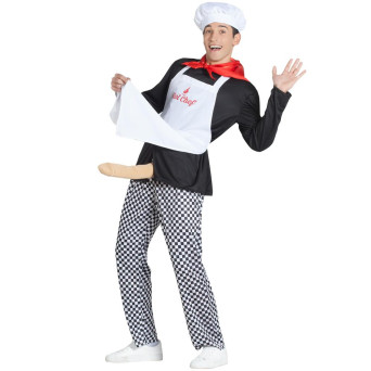 Disfraz de Cocinero con Sorpresa para Adulto