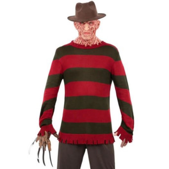 Jersey de Freddy Krueger de Pesadilla en Elm Street para Adulto