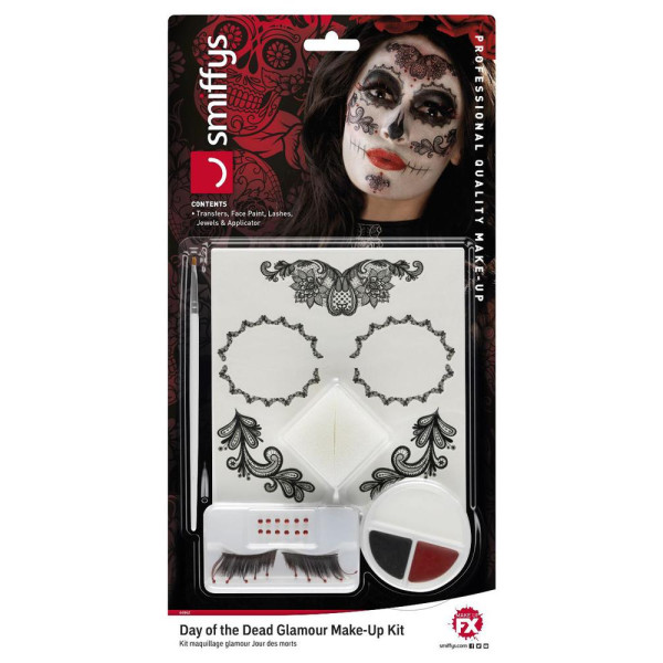 Kit de Maquillaje del Día de los Muertos Mexicano 