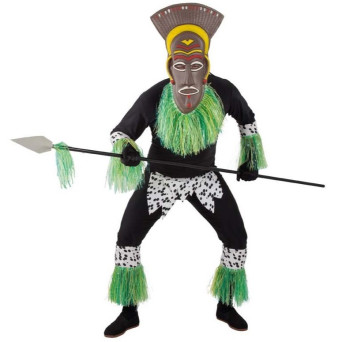 Disfraz de Guerrero Zulú para Adulto