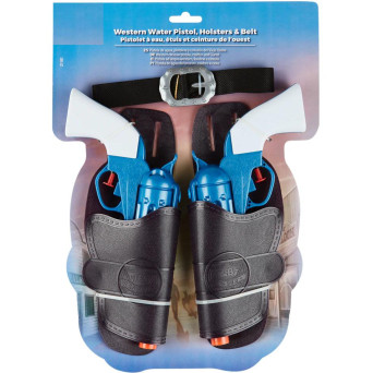 Cartuchera Doble con Pistolas de Agua y Cinturón