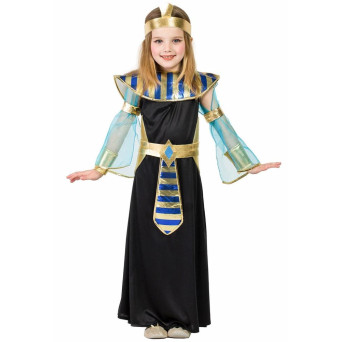 Disfraz de Egipcia de color Negro Infantil