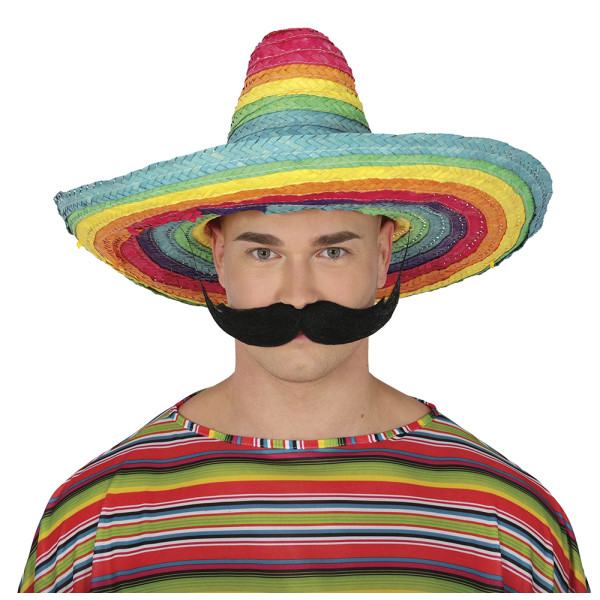 Sombrero de Mexicano de 50 Centímetros Multicolor para Adulto