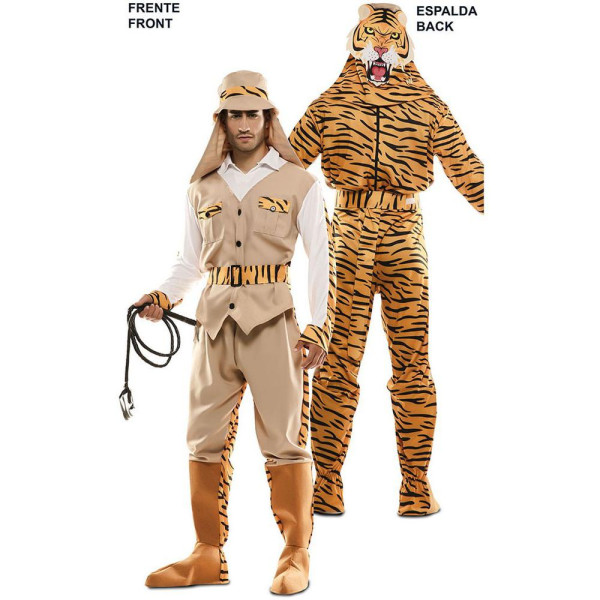 Disfraz de Cazador Tigre para Adulto