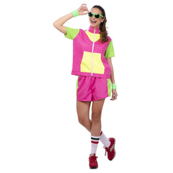 Disfraz de Deportista de los años 80´s para Adulto